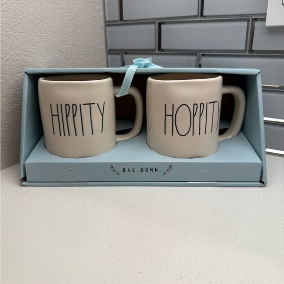 Rae Dunn Hippity Hoppity Mugs Easter Ceramic - Picture 2 of 8